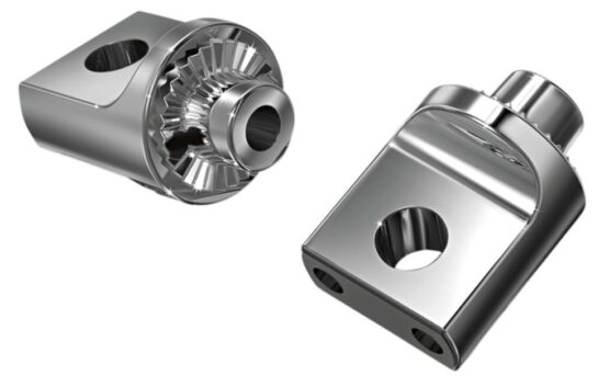 Non-Pivot Splined Male Adapter Chrome