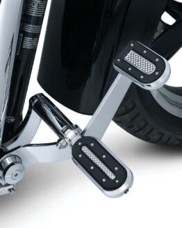 Kuryakyn Heavy Industry Footpegs w/Adapters Chrome