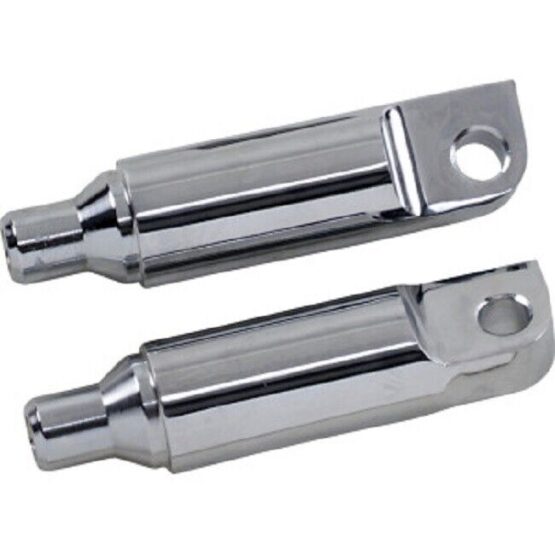 Male Mount 2-1/2inch Footpeg Extension Chrome (Pair)