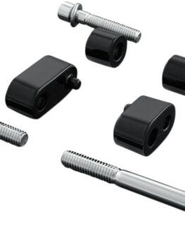 Driver Floorboard Spacers 09-Up Touring Models Gloss Black