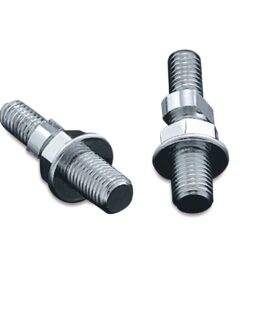 Kuryakyn Trident Mirror Adapter M10 to 5/16 Chrome Pair Universal