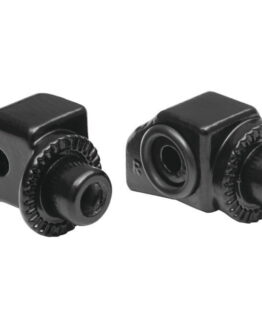 Kuryakyn Rear Footpeg Adapter Black 8938 for Twin Models