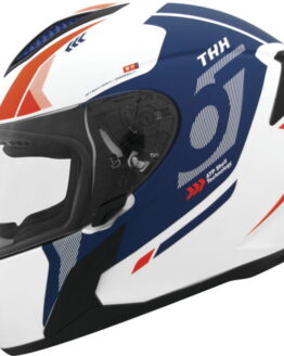 THH T810S Hayate Full Face Helmet White/Navy Large