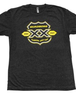 QuadBoss 20 Year Tee Black/Yellow 3XL