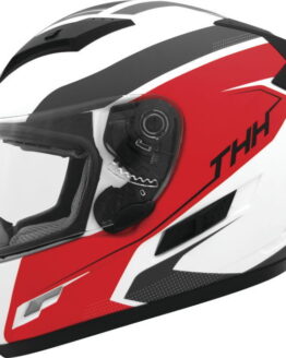 THH TS-80 Vision Full Face Helmet White/Red Medium