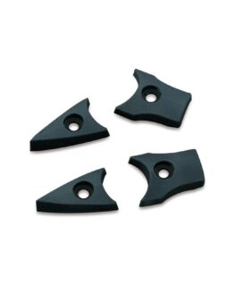 Kuryakyn Replacement Rubber Pads for Switchblade Pegs - Black
