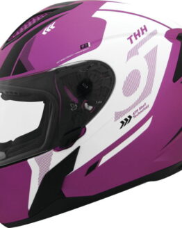 THH T810S Hayate Helmet Metallic Pink/White XS