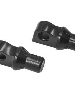 Kuryakyn Peg Adapter Male Mount Black Fits Harley-Davidson