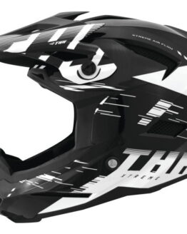THH Helmets T-42 BMX Xtreme Helmet Black/White Small