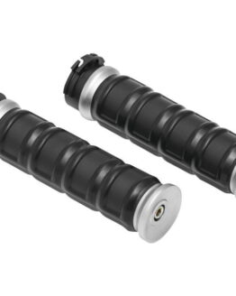 Kuryakyn Dillinger Dual Cable Grips Silver