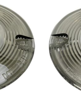 Kuryakyn Smoke Lenses for 3-1/4" Flat Turn Signals (Pair)