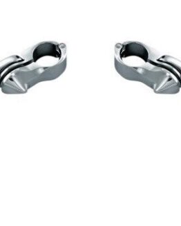 Tour Tech Trident Dually 6in Back Arm With 1-1/4in Clamps Chrome