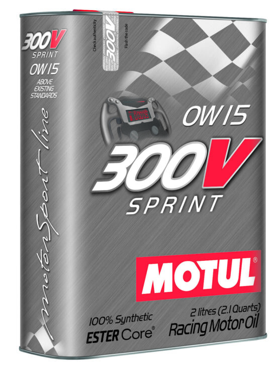 2L Synthetic-ester Racing Oil 300V SPRINT 0W15 - Single