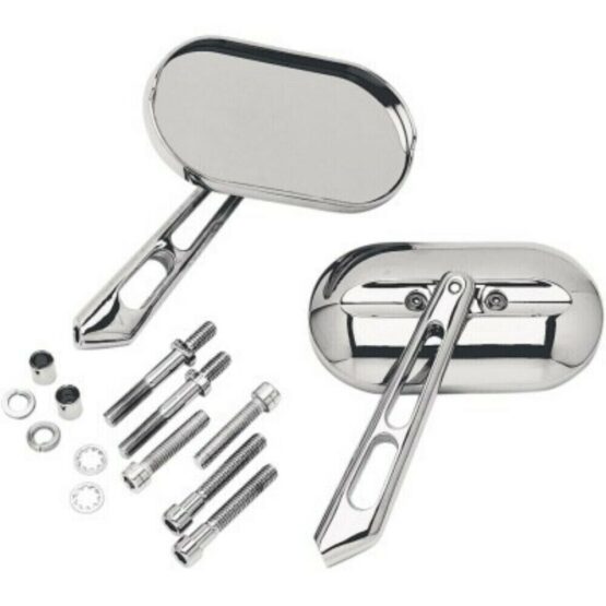 Magnum Mirrors Small Flat Glass Chrome - Image 2