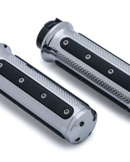Heavy Industry Grips Dual Cable Chrome