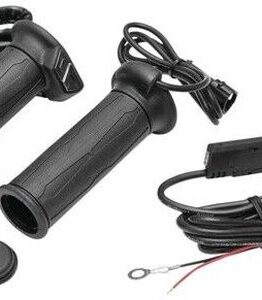 Kuryakyn Apollo Heated Grips 7/8in w/Thumb Throttle Black