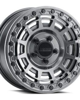 MR415 Beadlock 15x10 / 6+4/25mm / 5x4.5 / 76 CB Graphite Wheel - Graph. Ring
