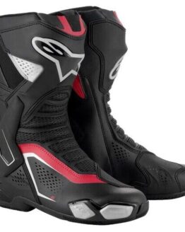 Alpinestars SMX-6 V3 Vent Boots Black/Silver/Red Size 46