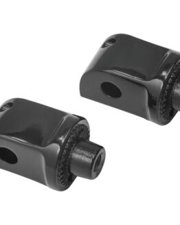 Kuryakyn Splined Adapter Gloss Black Rear Pair Fits Kawasaki Yamaha