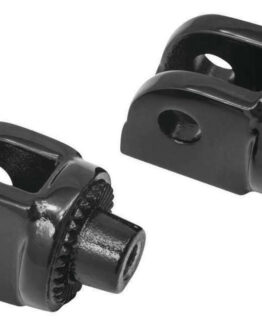 Kuryakyn Splined Adapter Mount Gloss Black