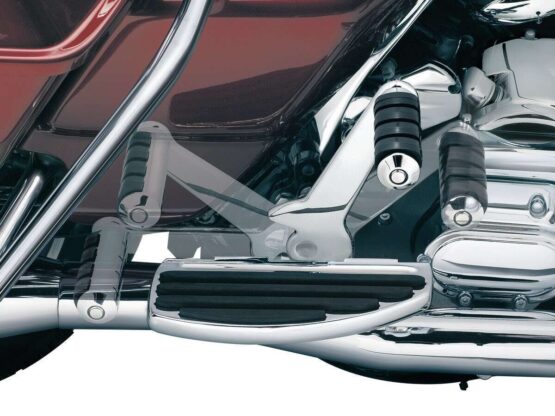 Chrome Adjustable Passenger Pegs w/ Passenger Board Mounts - Image 2