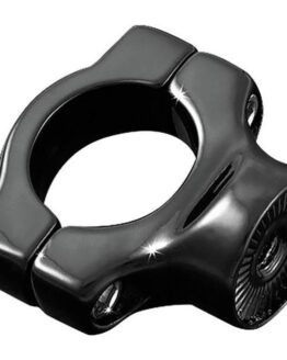 Kuryakyn Side Mount License Plate Holder Clamp Black Fits 86-17 Softails