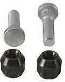 QuadBoss Front Wheel Stud & Nut Kit Fits 09-13 Kawasaki KVF650 Brute Force