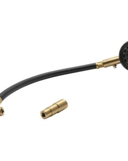 Bikemaster Dual Tire Gauge 100 PSI Black/Gold