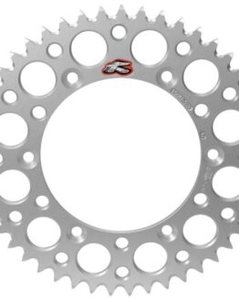 Renthal Hard Anodized Rear Sprocket 42T Silver Fits 91-95 Honda CRM 250