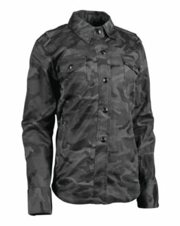 Speed Society Armored Moto Shirt Camouflage Womens - XL