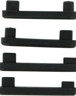 Kuryakyn Replacement Rubber Pads Black (Set of 4) For Transformer Floorboards