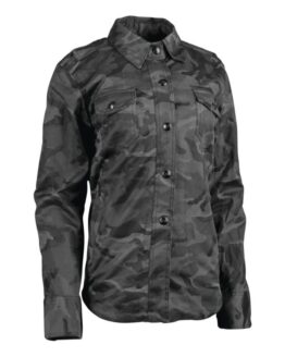 Speed Society Armored Moto Shirt Camouflage Womens - Small