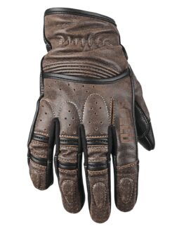 Rust and Redemption Leather Gloves Brown - Medium