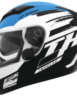 THH TS-80 Impulse Full Face Helmet Black/Blue Small