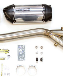 S1R "Black" 3/4 Slip On Exhaust - Aluminum