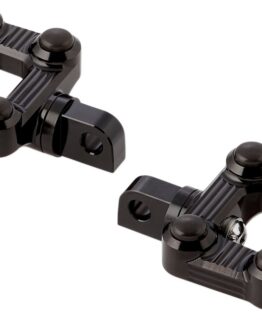 Arlen Ness MX Footpegs Black Aluminum No Mounts