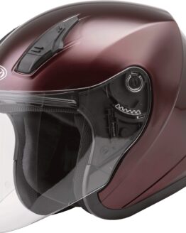GMAX OF-17 Open-Face Helmet Wine Red Medium