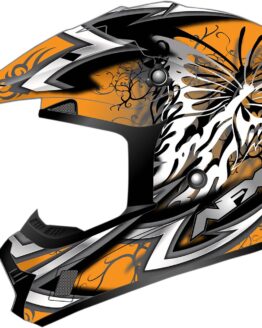 FX-17 Butterfly Helmet Matte Orange Medium