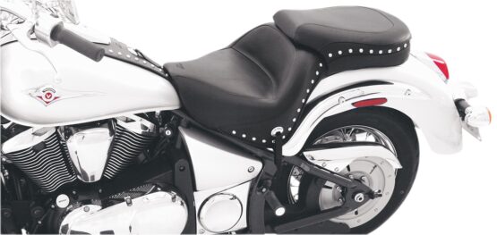 Touring Concho Studded Vinyl 2-Up Seat - Black