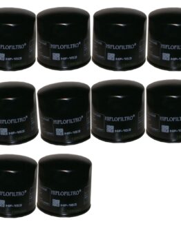 HF153 Oil Filter - Black - 10 Pack