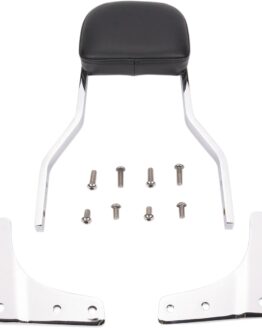 Short Square 14" Sissy Bar Chrome