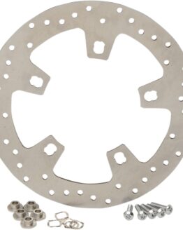 Solid Drilled Front Brake Rotor 300mm