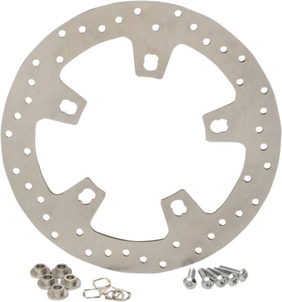 Solid Drilled Front Brake Rotor 300mm