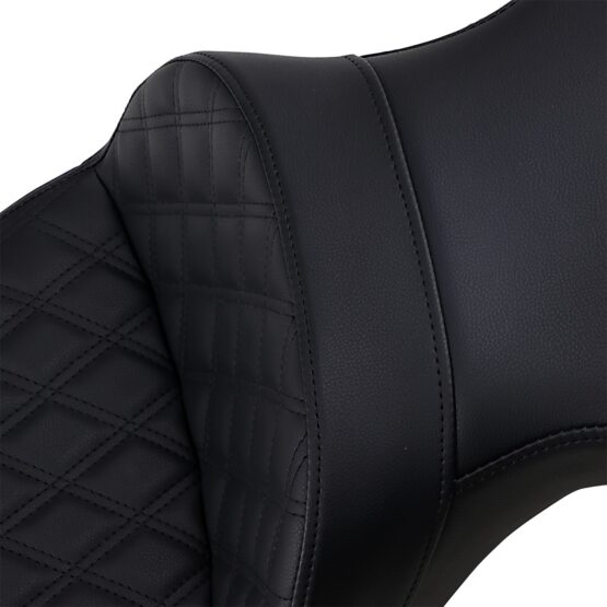 Explorer Touring Lattice Stitched 2-Up Seat - Black - Image 2