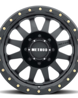 MR304 Double Standard 16x8 0mm Offset 8x6.5 130.81mm CB Matte Black Wheel