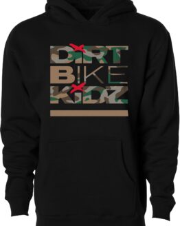 DBK Classic Camo Youth Hoodie Black Large