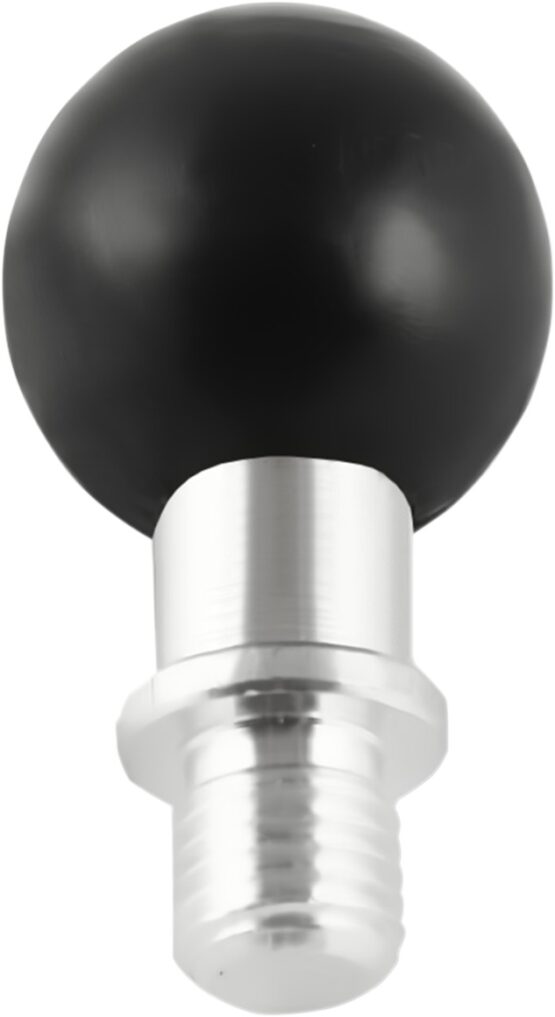 Male-Thread Mount Base with 1" Ball - M10 X 1.5 Thread - Image 2