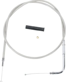 Drag Specialties Braided Throttle Cable 47.5in For Harley-Davidson