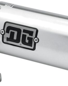 Universal Slip On "O" Series Exhaust Muffler - Oval w/ 1-1/4" Inlet