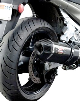 Yoshimura R77 Carbon Fiber Dual Slip-On Exhaust Black Fits 13-20 FJR1300